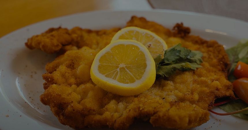 Frisches Schnitzel in unserem Restaurant